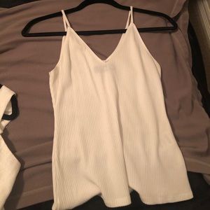 Reformation white tank top
